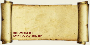 Tadej Denić vizit kartica